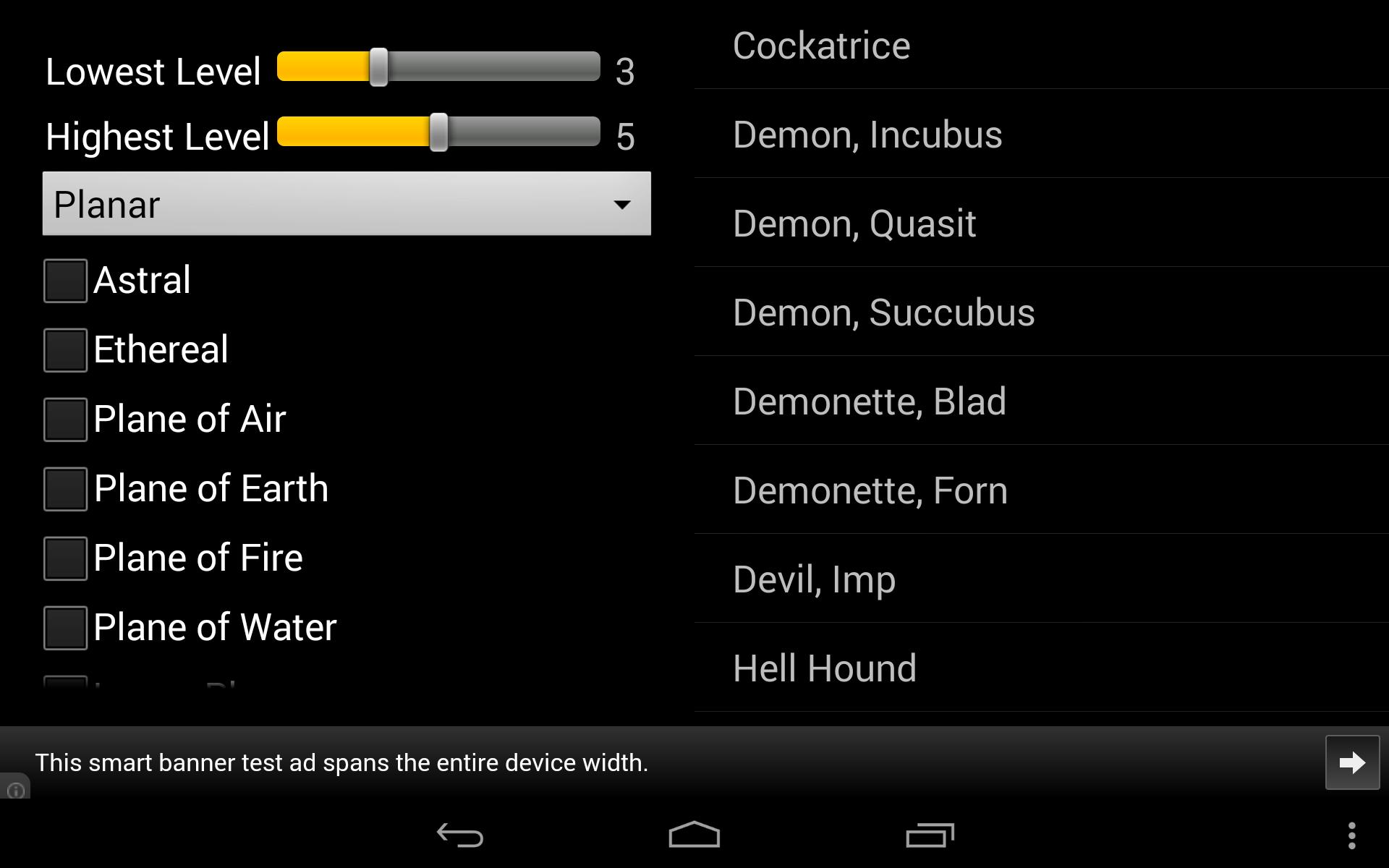 "Old School" Monsters Database