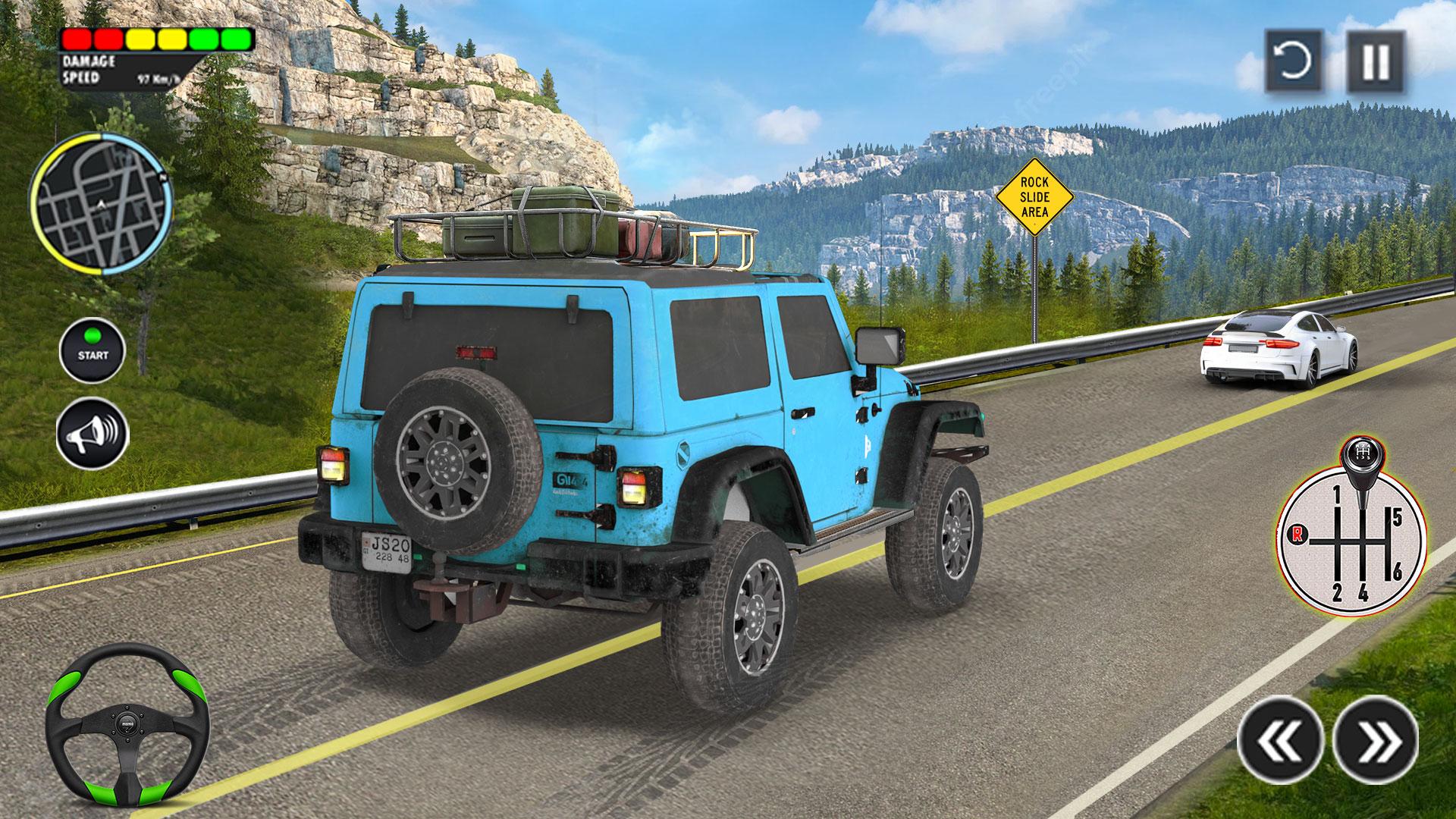 Offroad Jeep Driving Car Games
