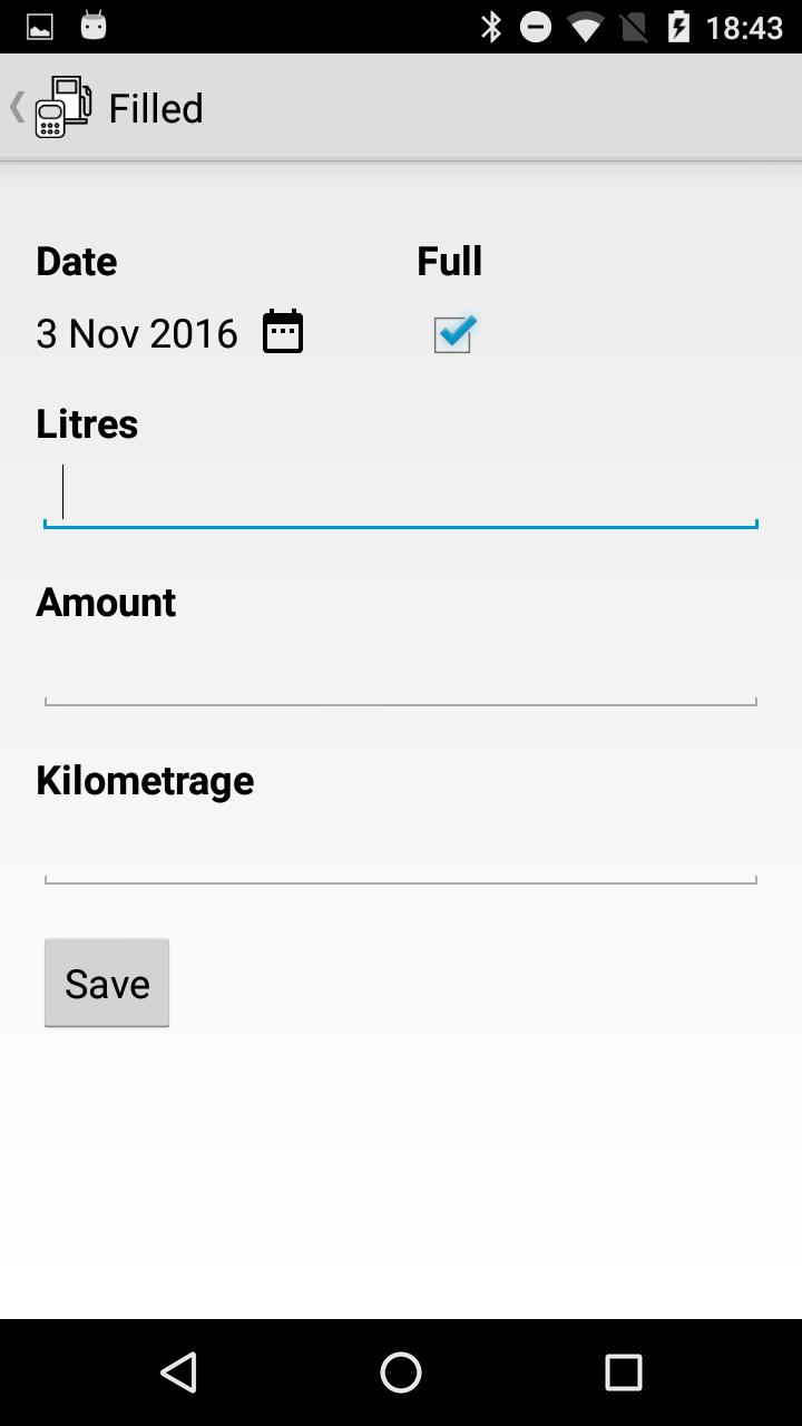 Consumption Calculator