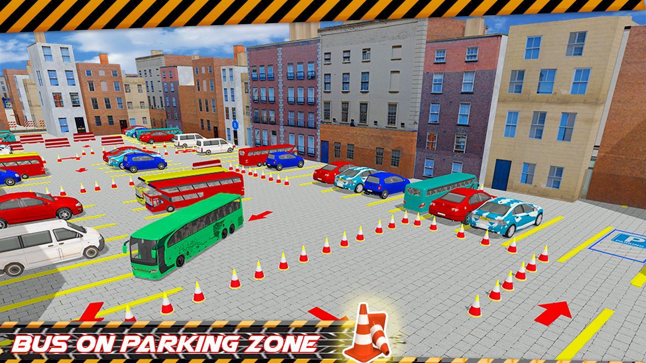 Real Coach Bus Simulator Drive City Bus Parking