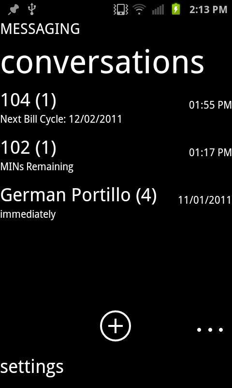 Metro Messaging Lite
