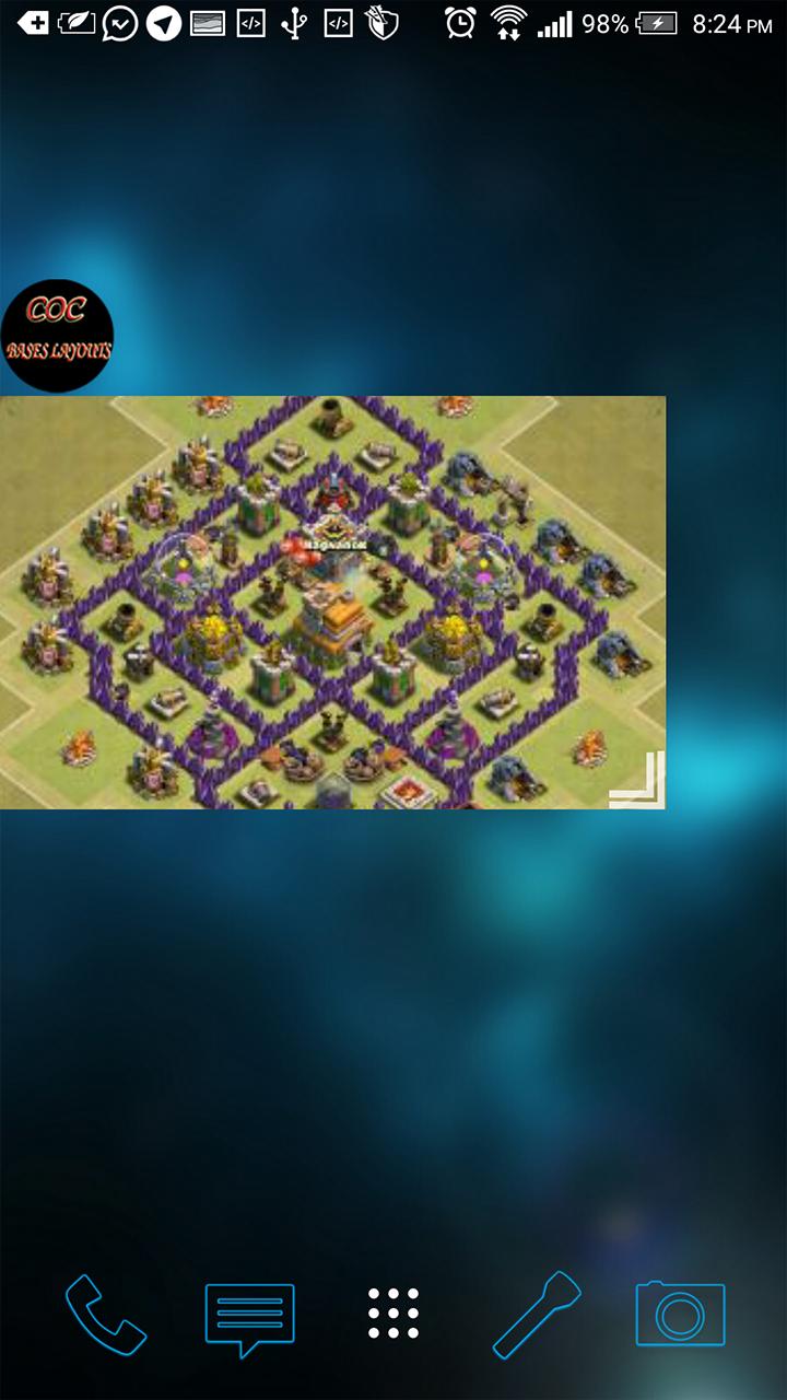 Bases Layouts for COC