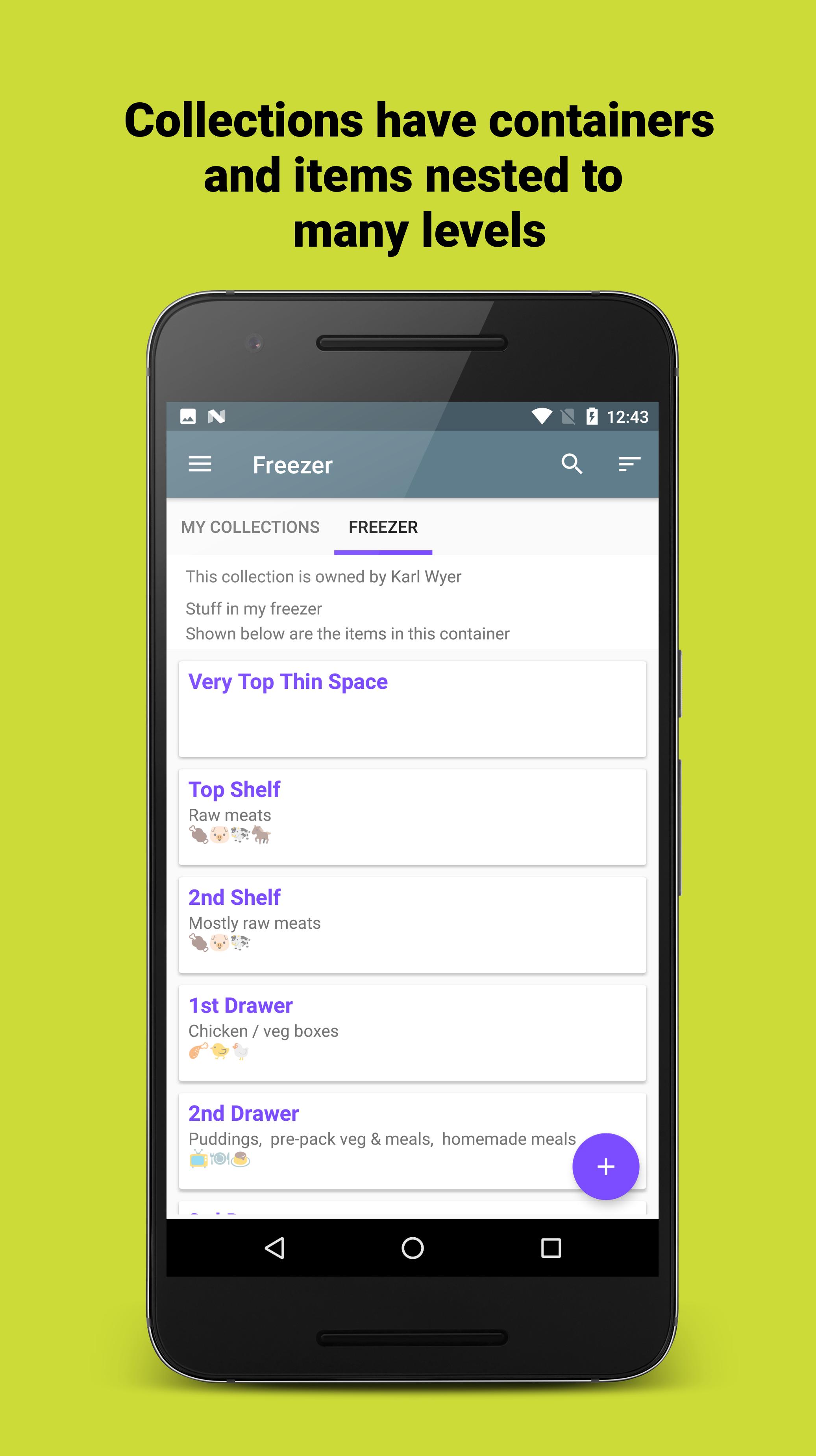 My Freezer Collection