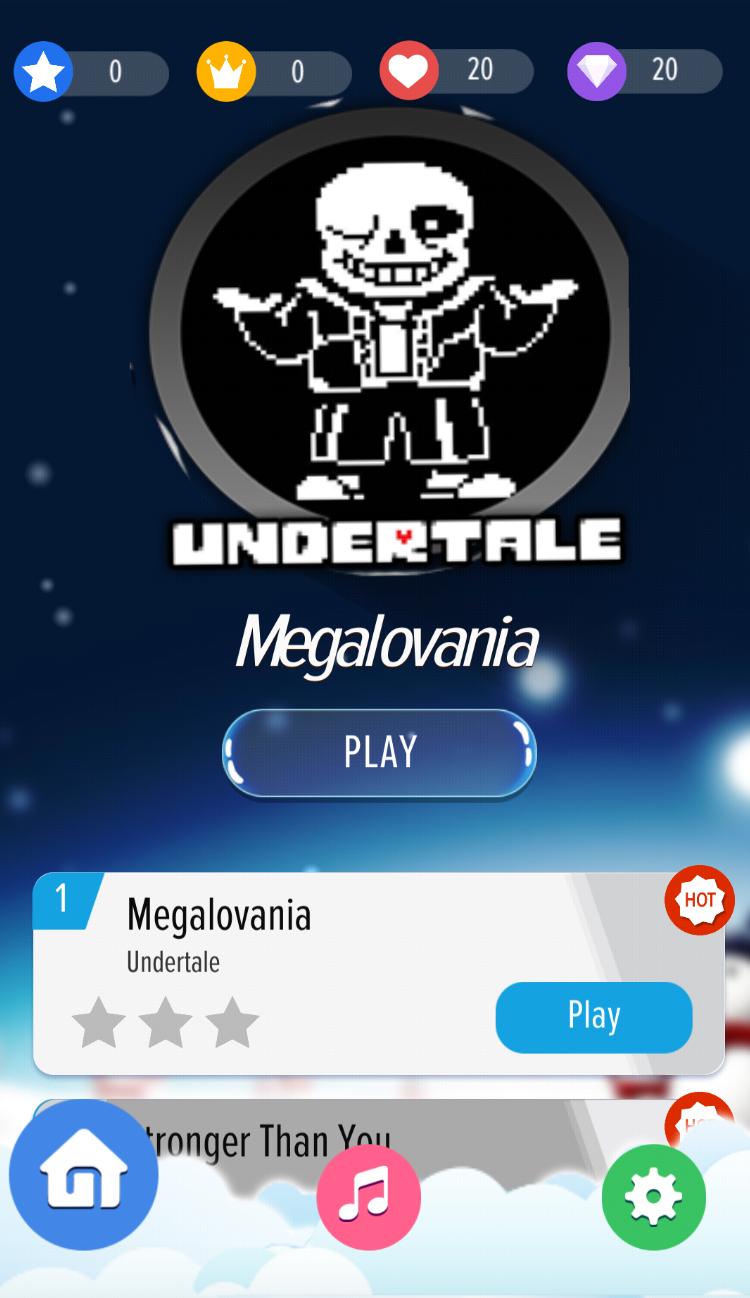 Undertale Piano Magic Tiles