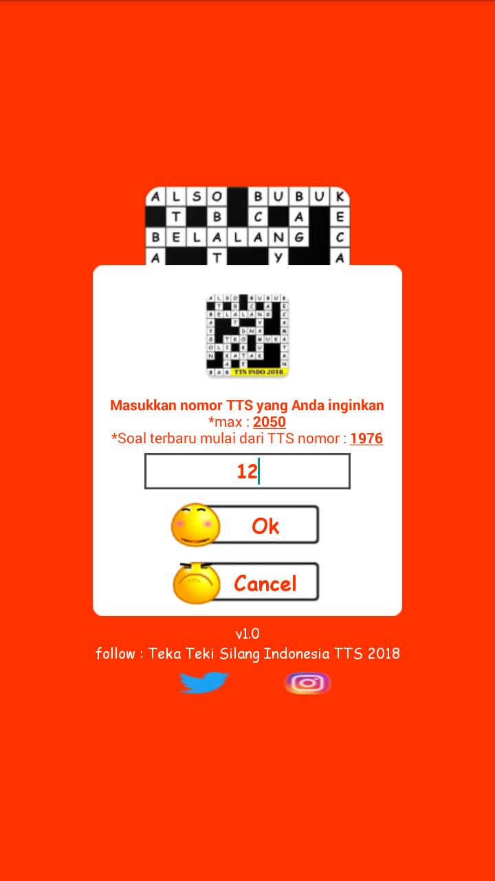 Teka Teki Silang Indonesia TTS 2018