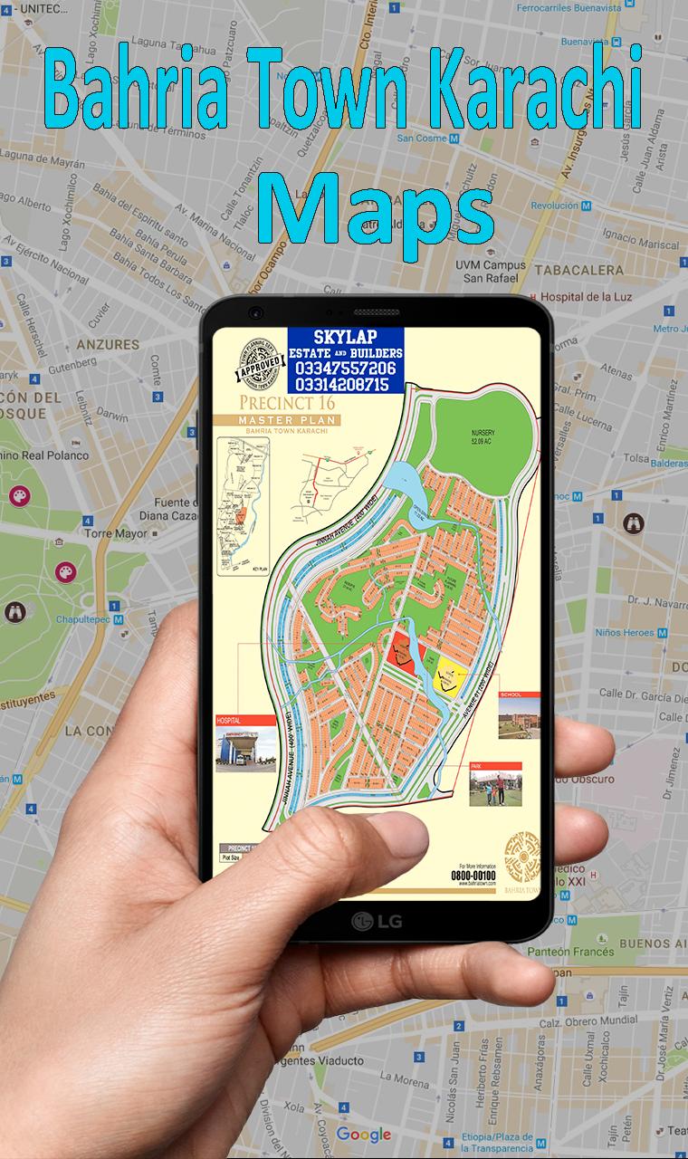Bahria Town Karachi Maps