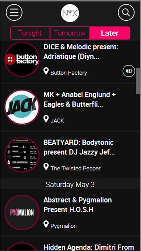 NYX Nightlife Dublin