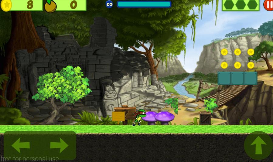 Ninja Superhero in Jungle RUN