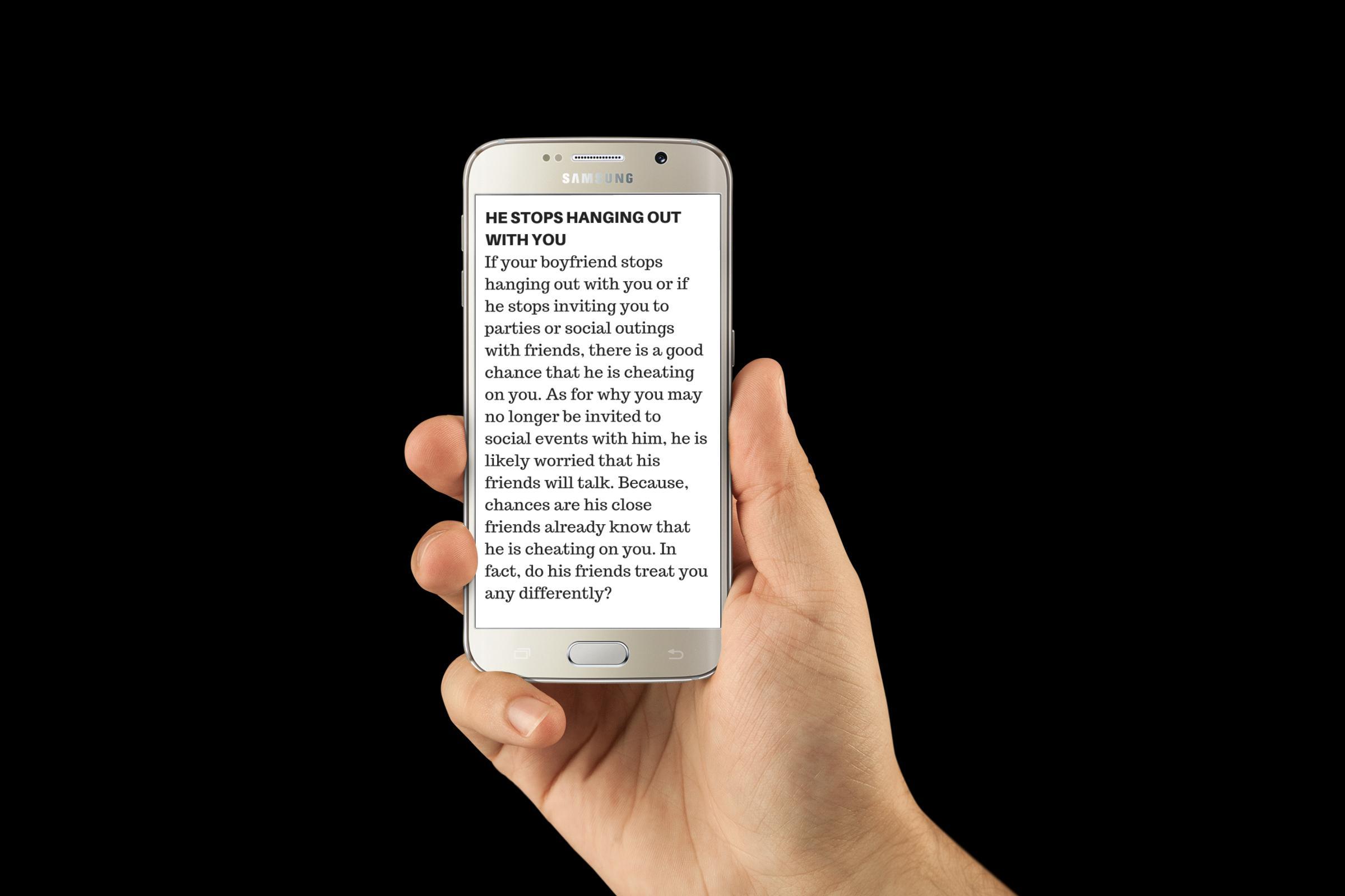 Boyfriend Cheating App