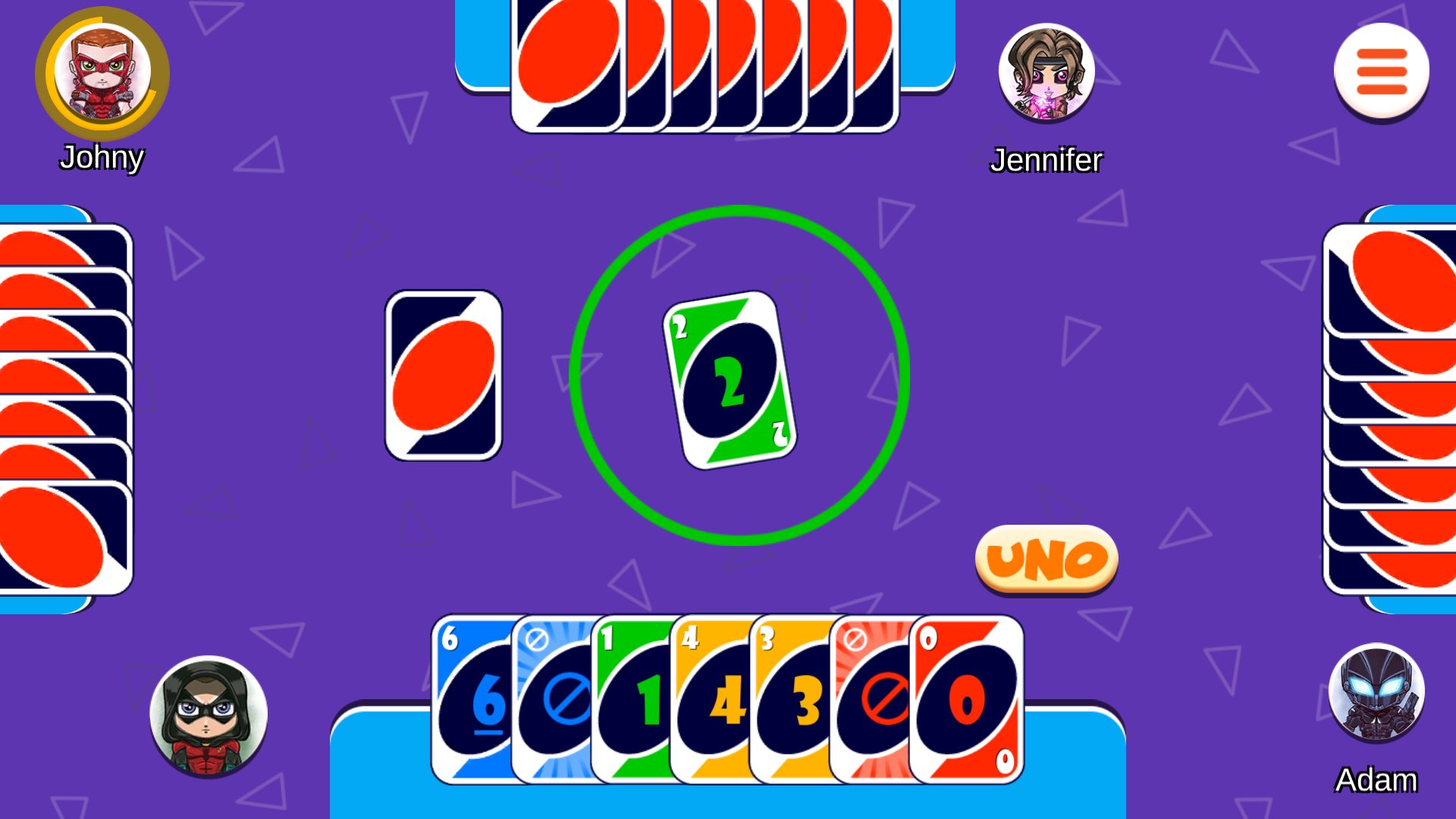 Sweet Uno  Game