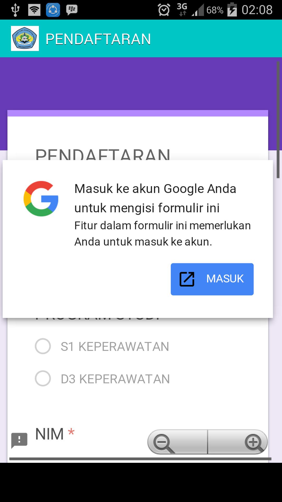 REGISTRASI PUSTAKA STIKES HANG TUAH