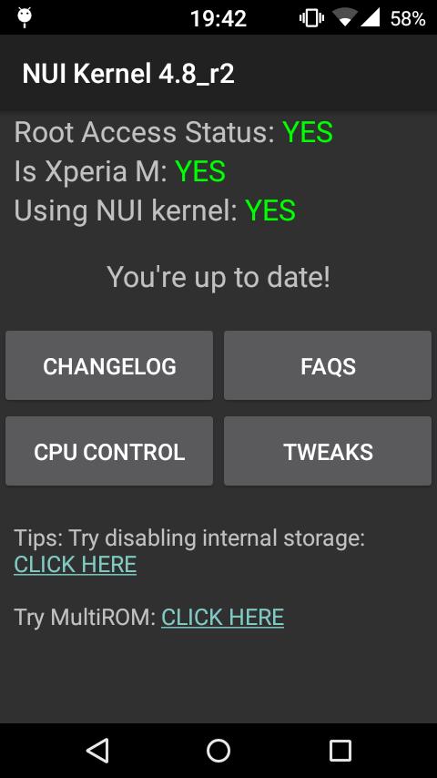 [ROOT] Nui Kernel for Xperia M