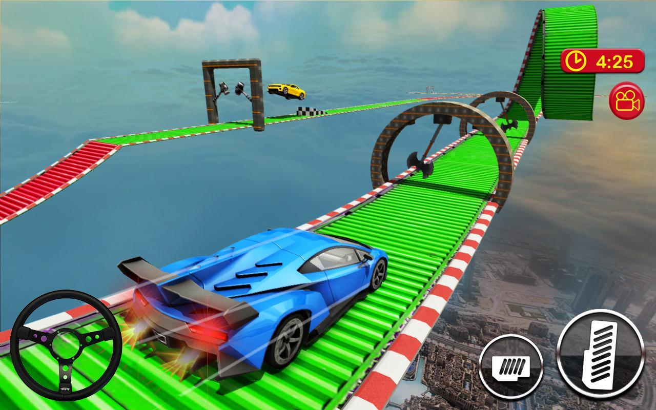 Car Driving & Racing On Crazy Sky Tracks