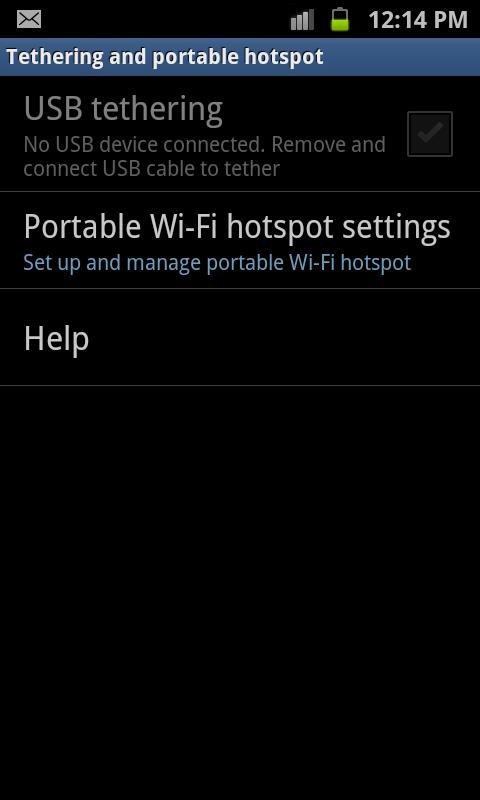 WiFi Tethering