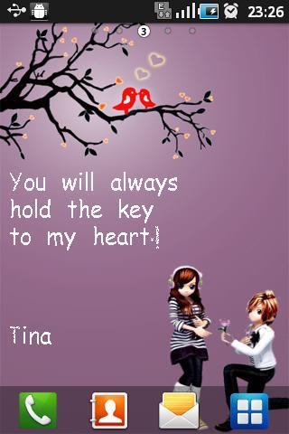 Love Valentine Live Wallpaper