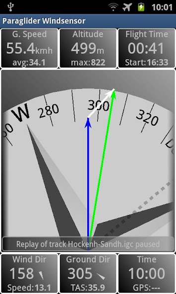 Paraglider Dashboard
