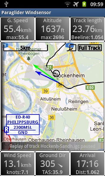 Paraglider Dashboard
