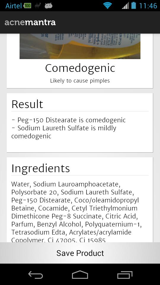 Skingredients For Acne Prone