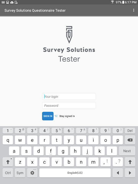 Survey Solutions Tester