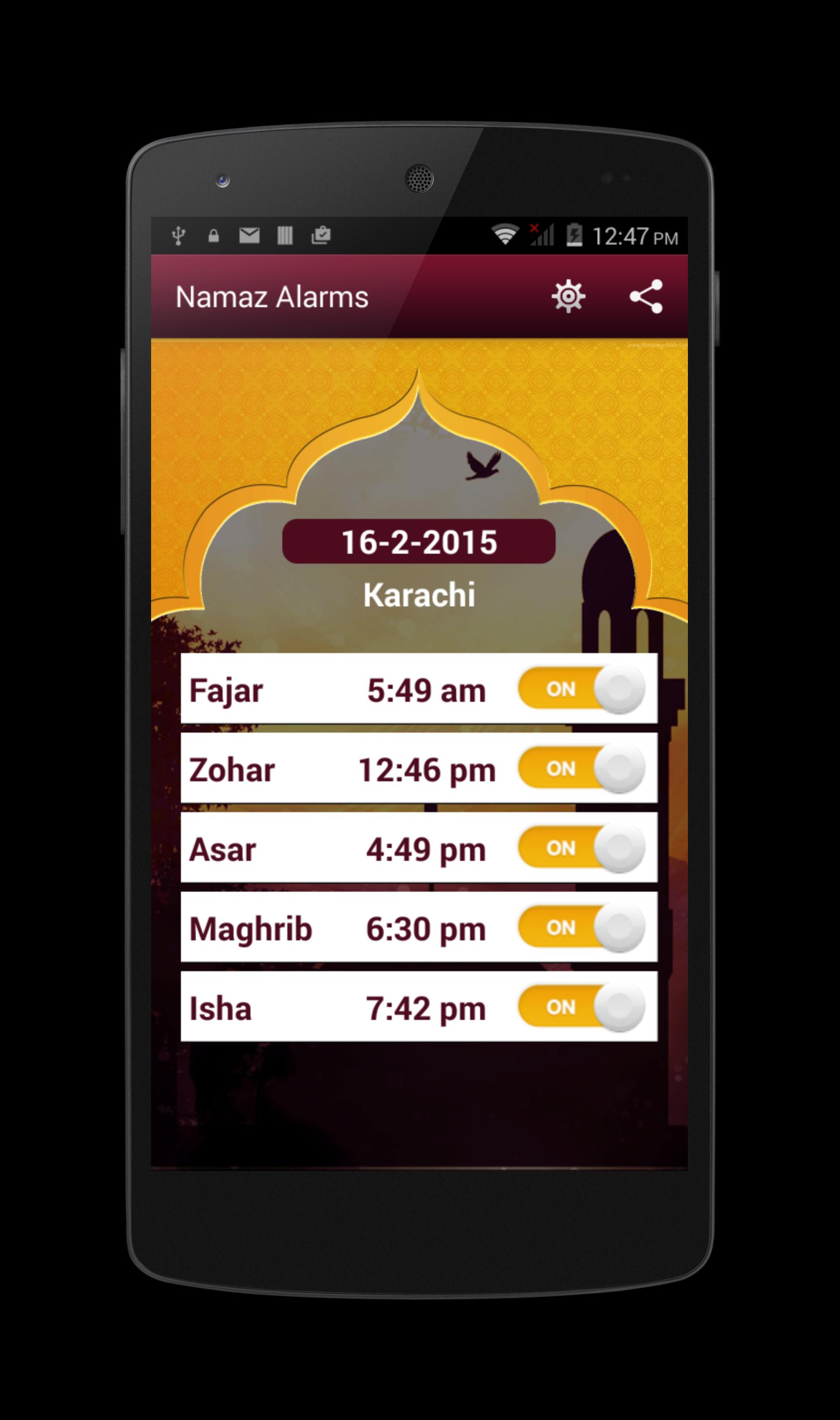 Namaz Alarms
