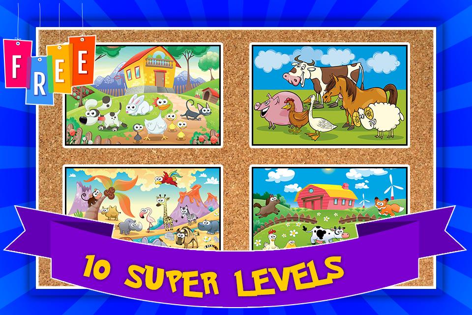 Farm Animal Puzzle Free