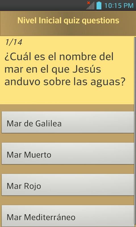 Bible Quiz (Trivia) Spanish