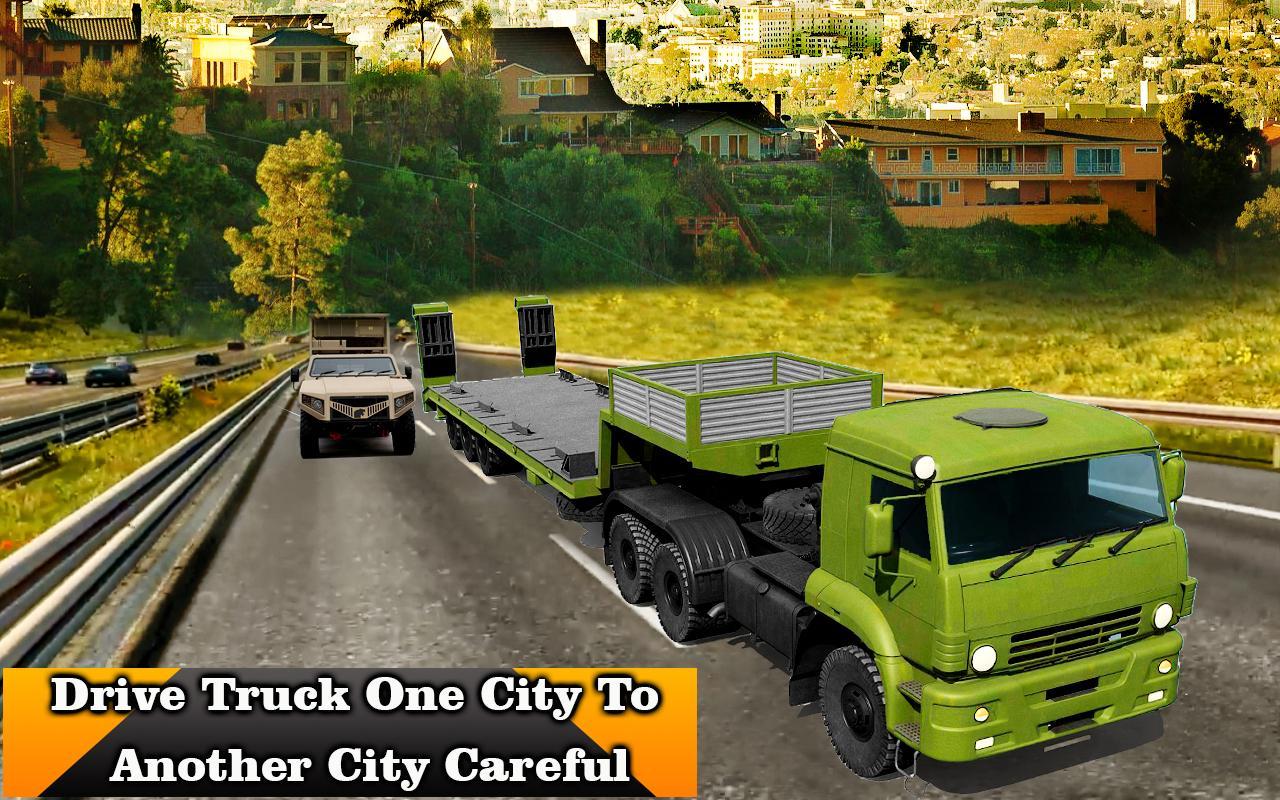 Army Cargo Truck Simulator : Transport cargo Army