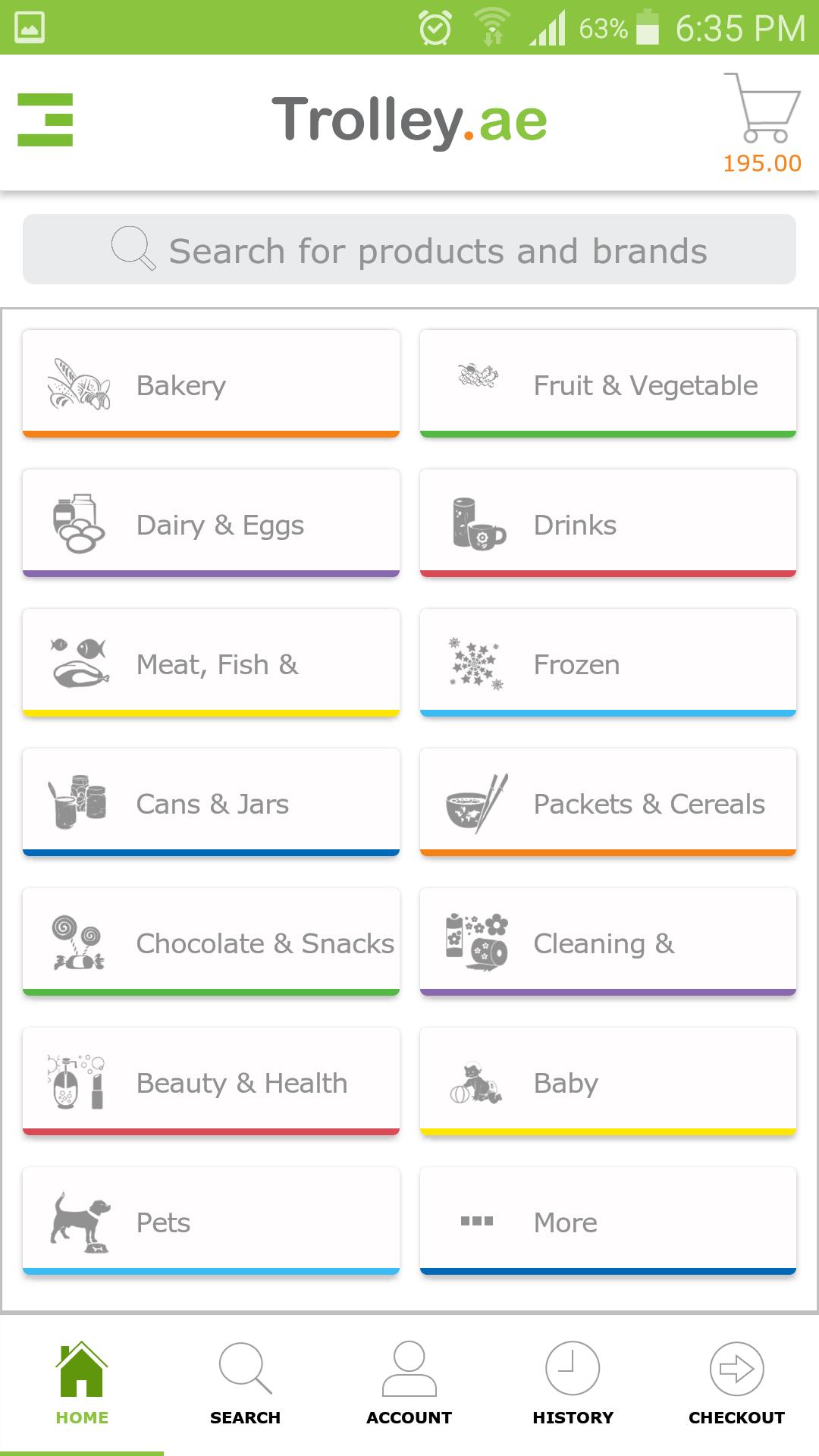 Trolley Dubai Grocery Delivery