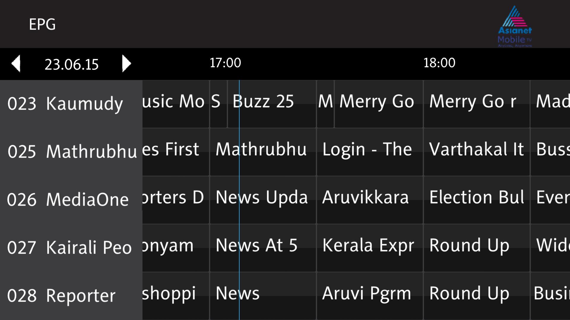 Asianet Mobile TV