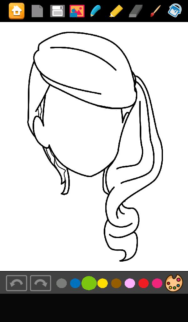 Hair makeup colors game