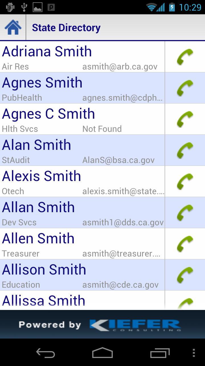 CA State Directory