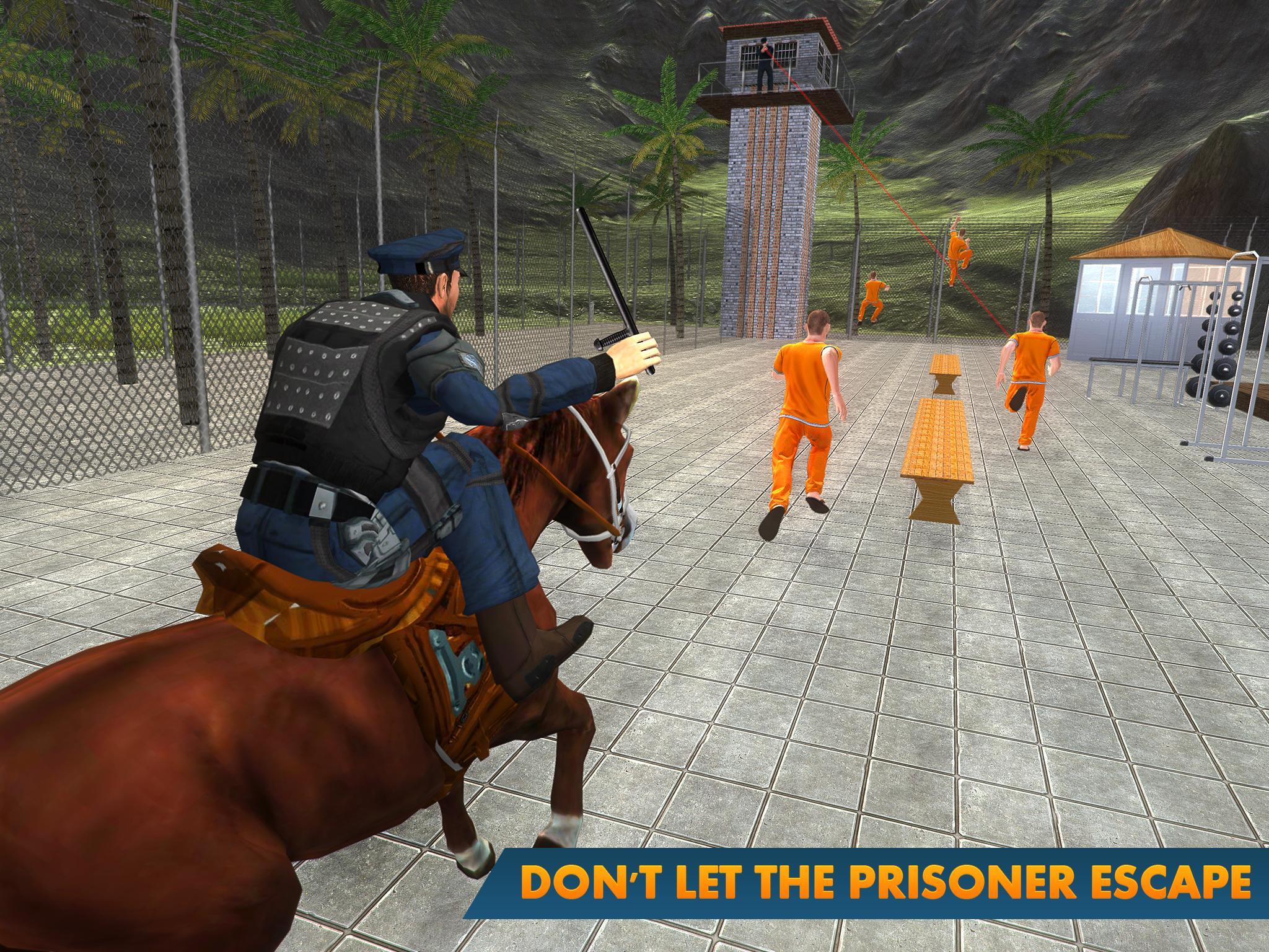 Prison Escape Police Horse Sim