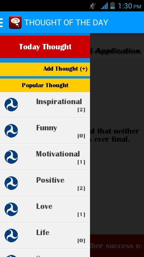 Thought Of The Day Android App