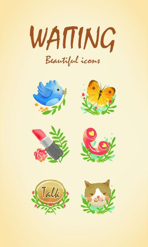 Waiting GO Launcher Theme