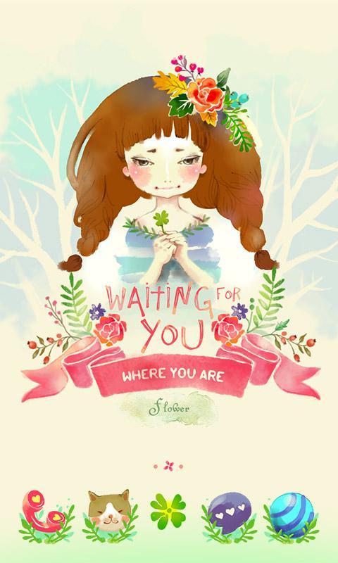 Waiting GO Launcher Theme