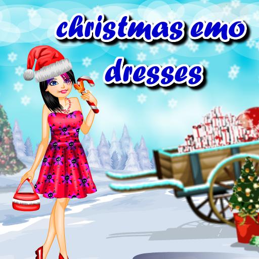Christmas emo dressup