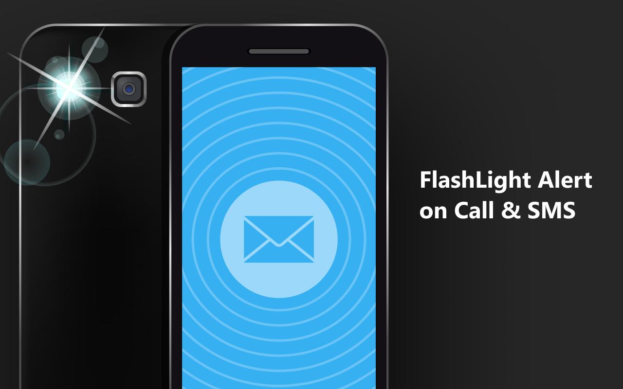 Flash alerts On Call SMS: Color Flashlight & Alarm