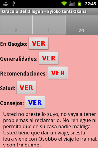 Oracle of Dilogun demo
