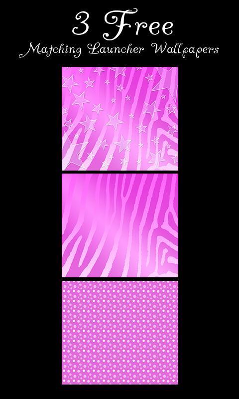 Purple Polka Dot Zebra Go SMS