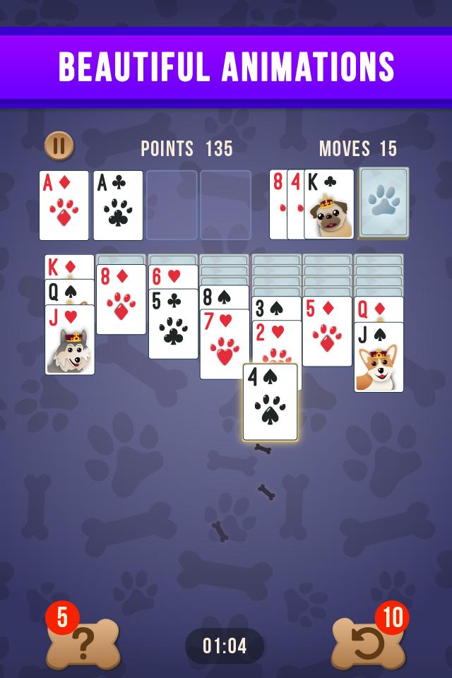 Solitaire with Puppies!