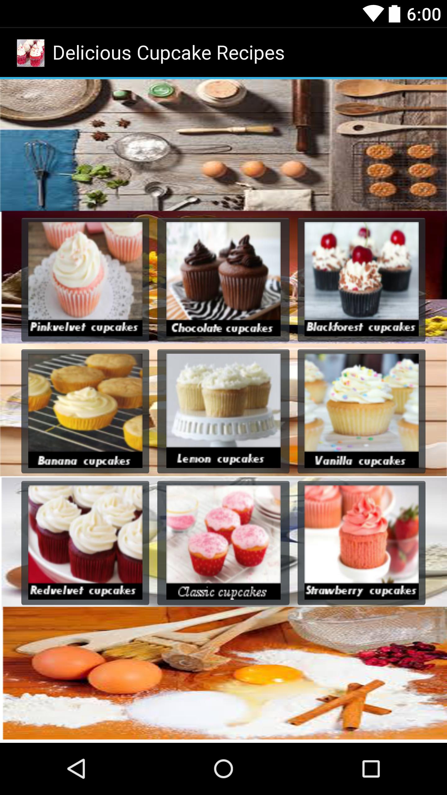 Delicious Cupcake Recipes
