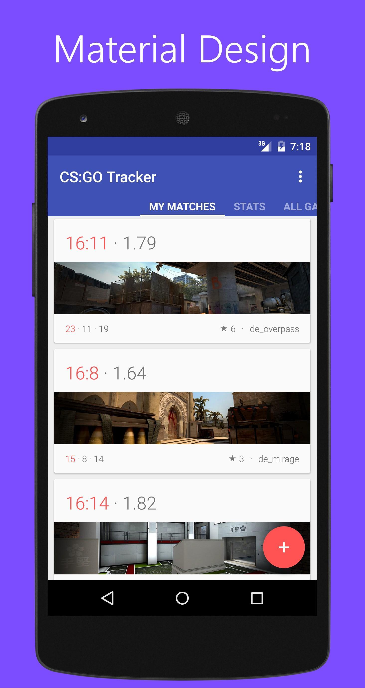 Tracker for CS:GO
