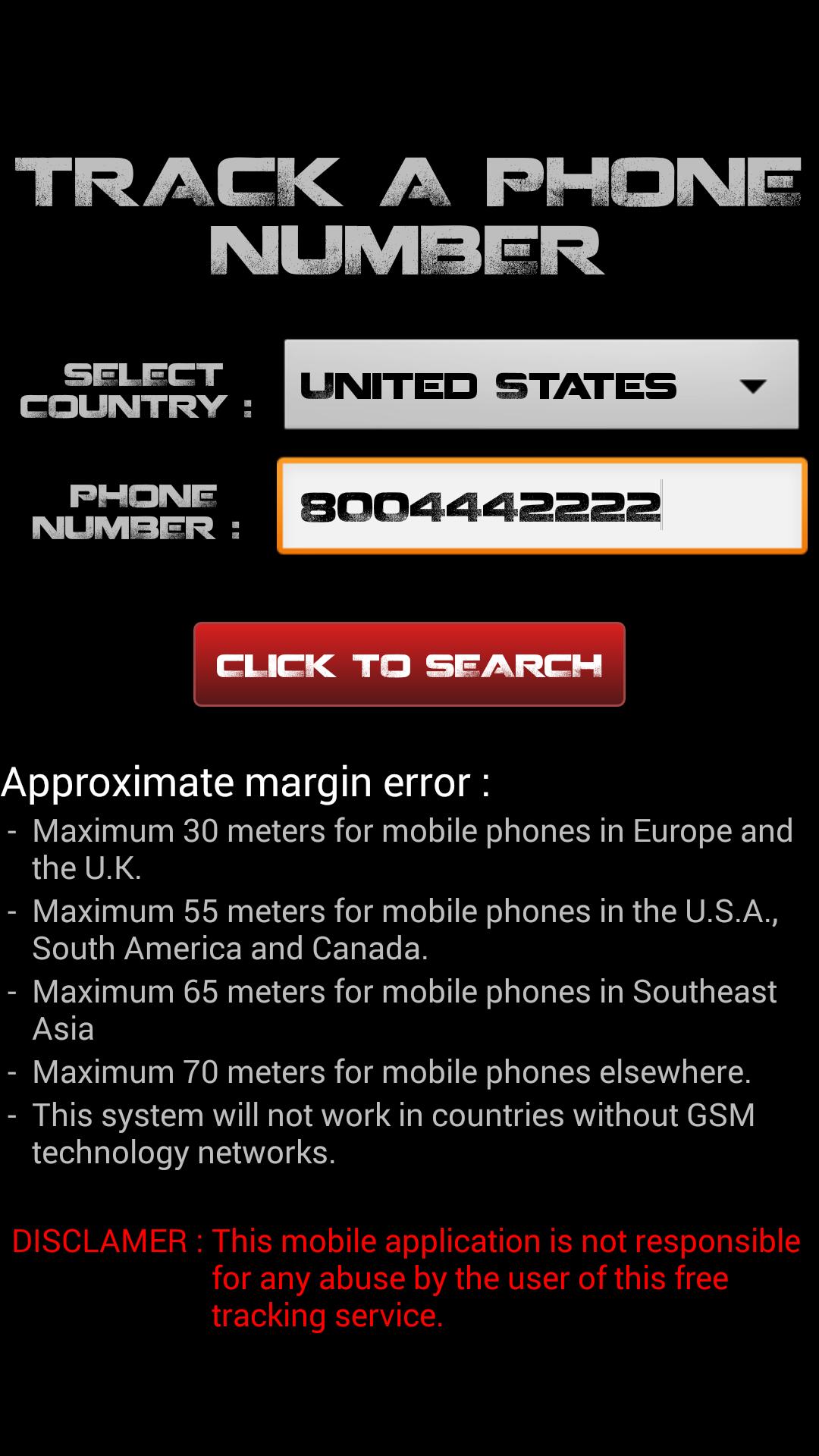 GPS Tracker by Phone Number