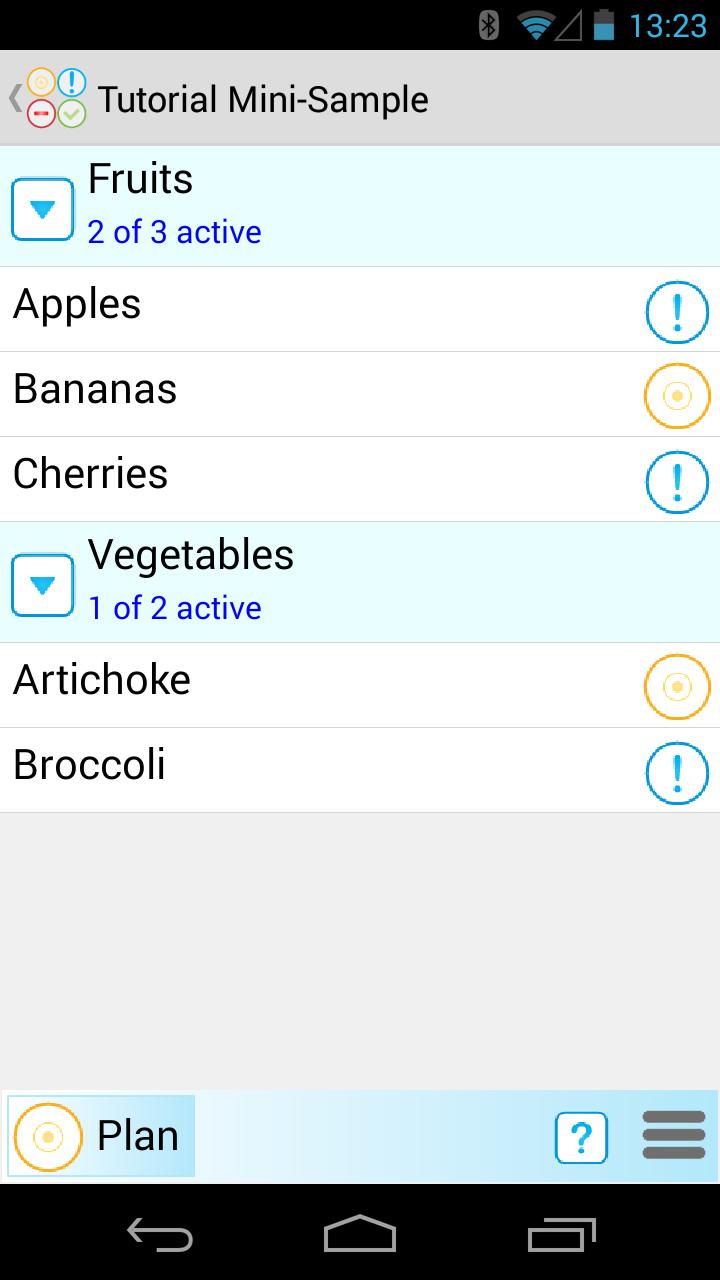 Act your Plan! Checklists