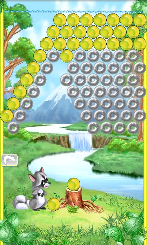 Raccoon Bubbles Shooter