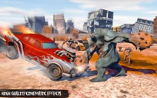 Road zombies smashing car killing games