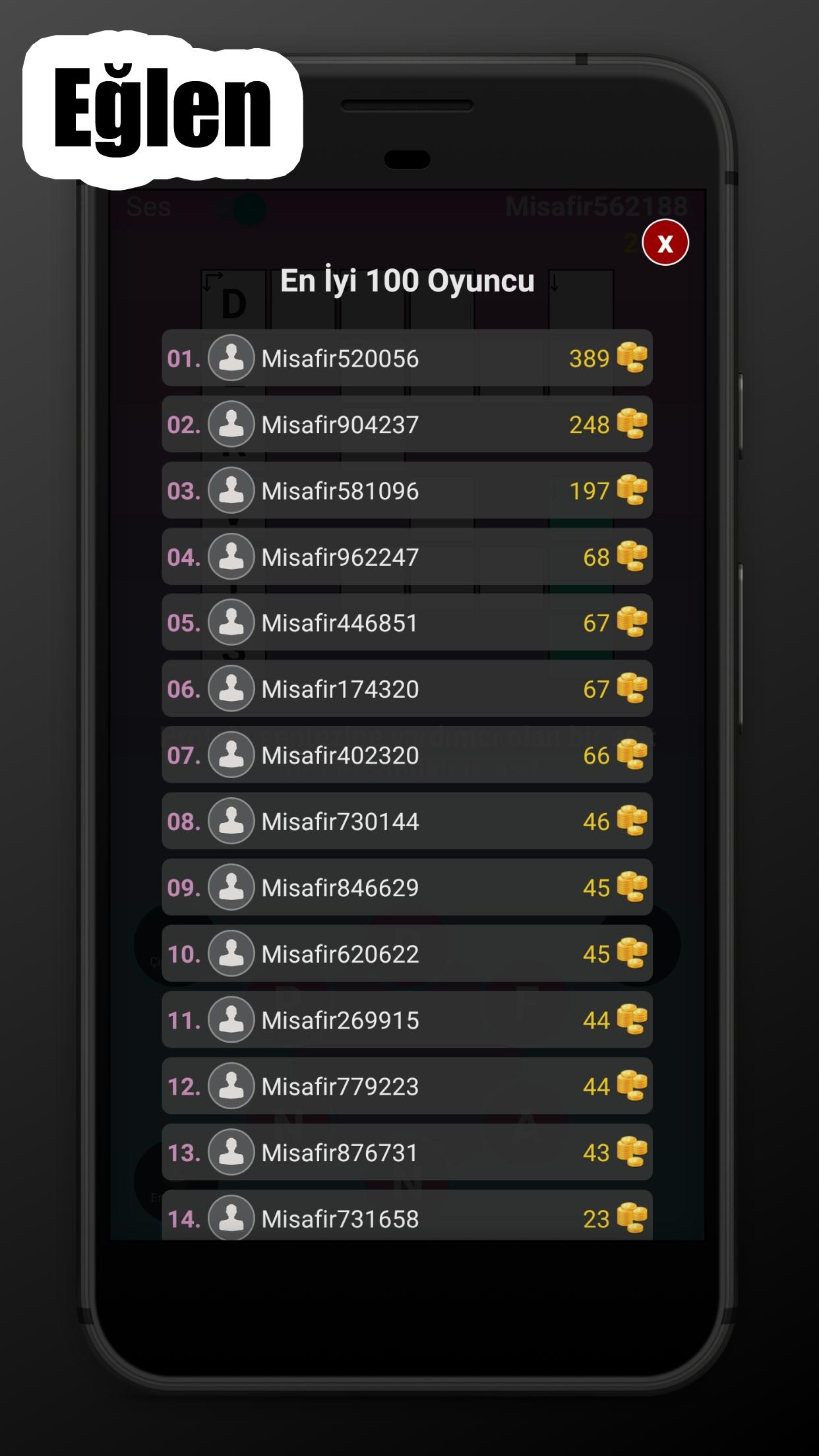 Turkish Crossword Puzzle