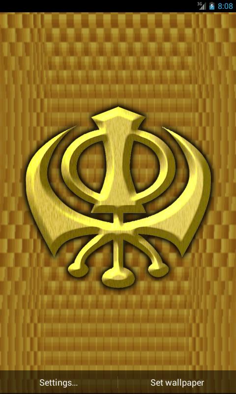 Khanda Live Wallpaper