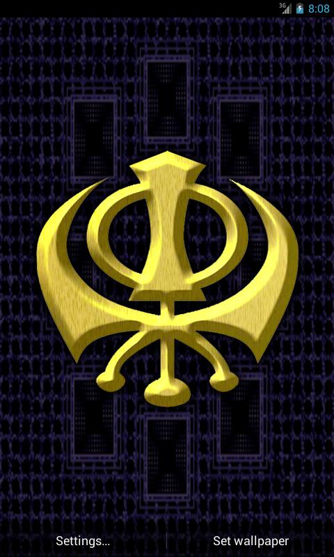 Khanda Live Wallpaper