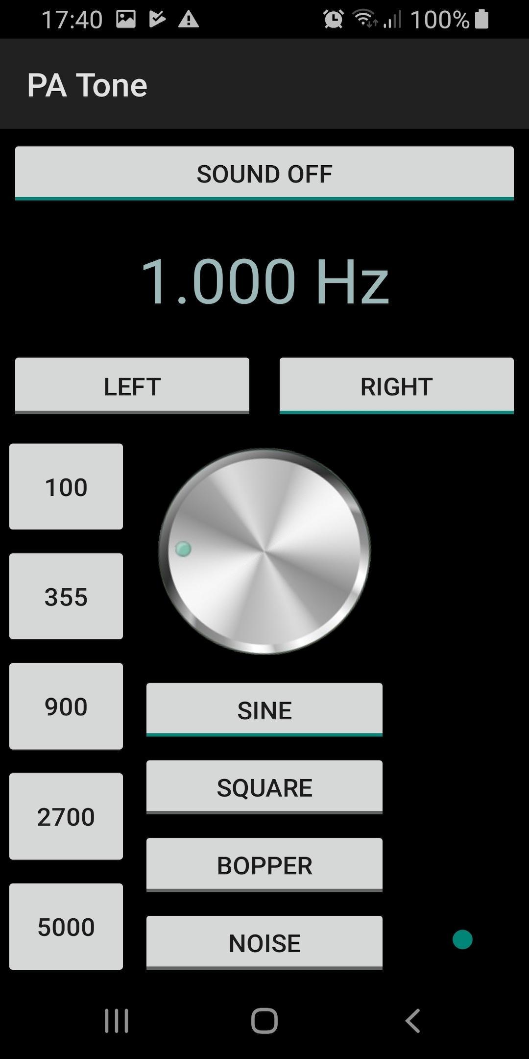 Pro Audio Tone Generator